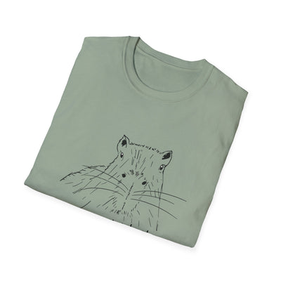 "You gonna eat that?" Capybara Leftover Lover Softstyle Adult Tee