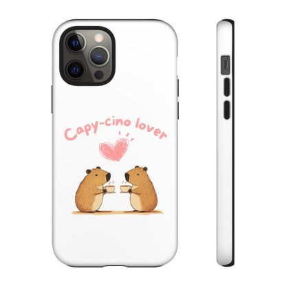 Cute Capybara Phone Case  (Capy-cino Lover Series)