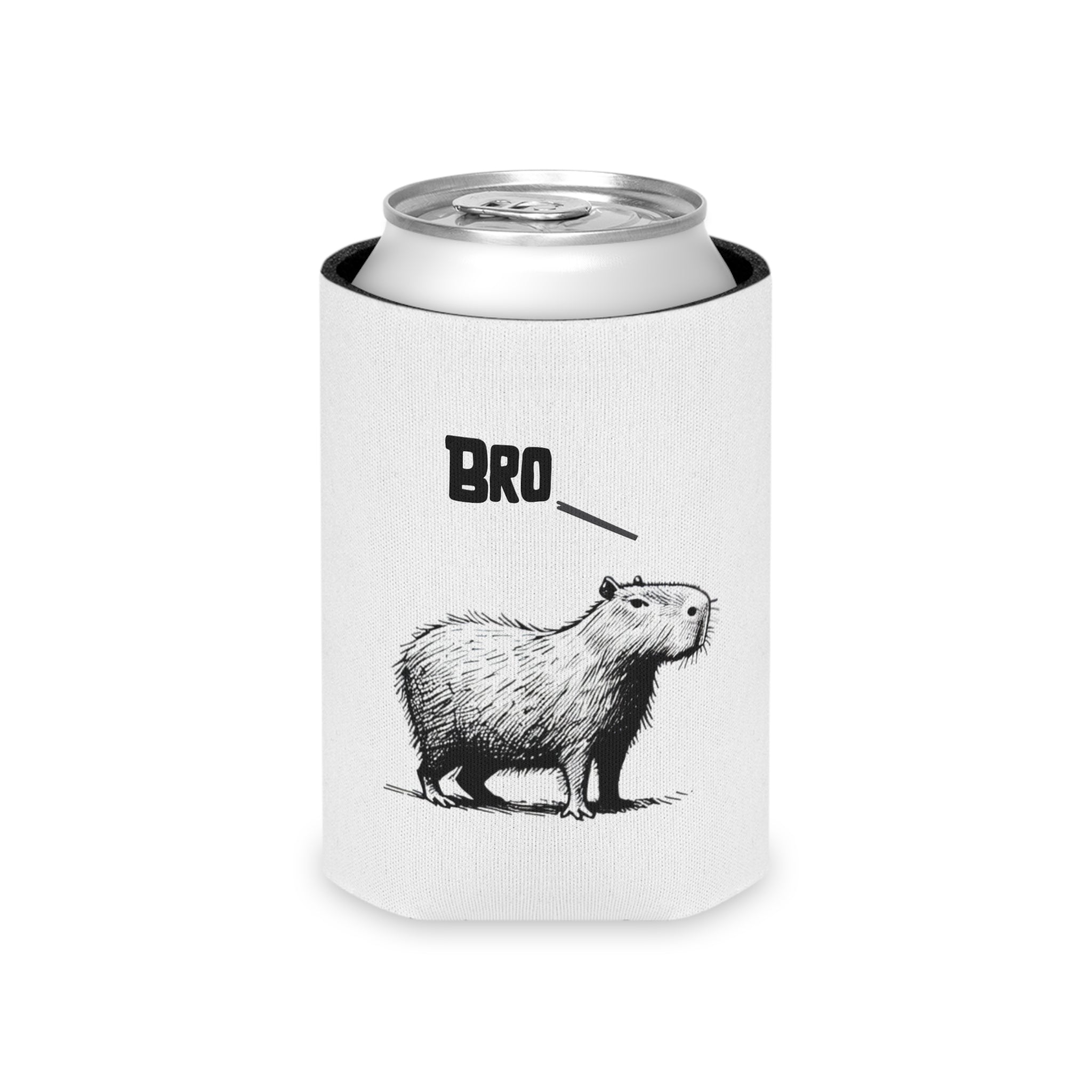 Bro, Bro Koozie – Funny Capybara Drink Holder
