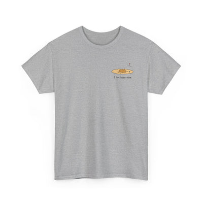 "I live here now"- Capybara Bunker Left Chest Heavy Tee