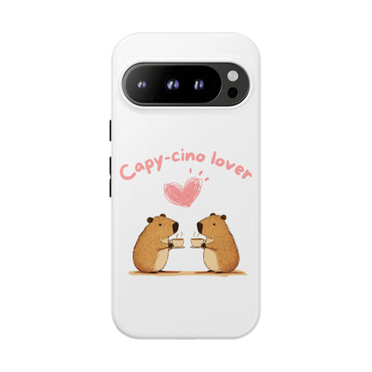 Cute Capybara Phone Case  (Capy-cino Lover Series)