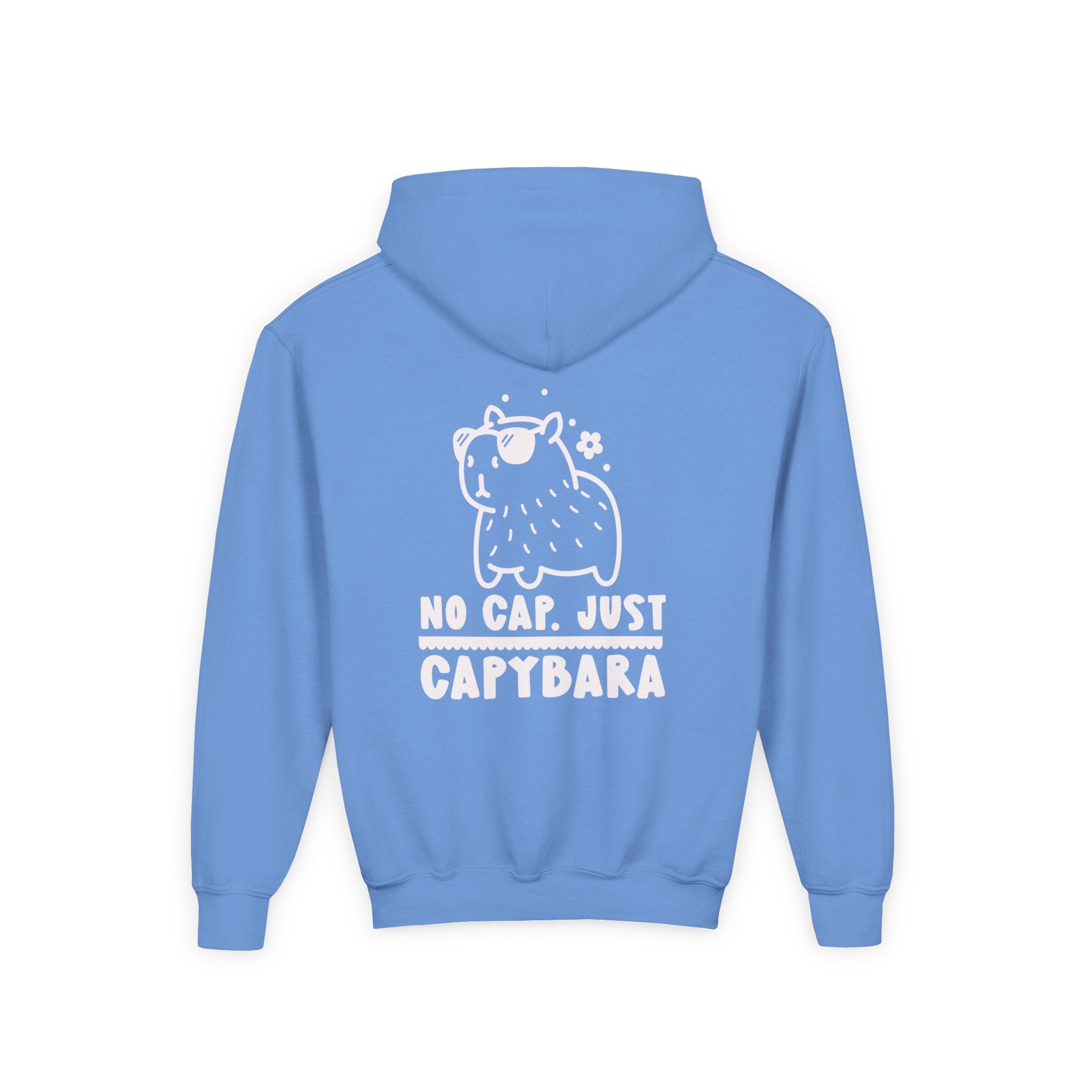 Kawaii No Cap, Just Capybara Kids Hoodie