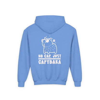 Kawaii No Cap, Just Capybara Kids Hoodie