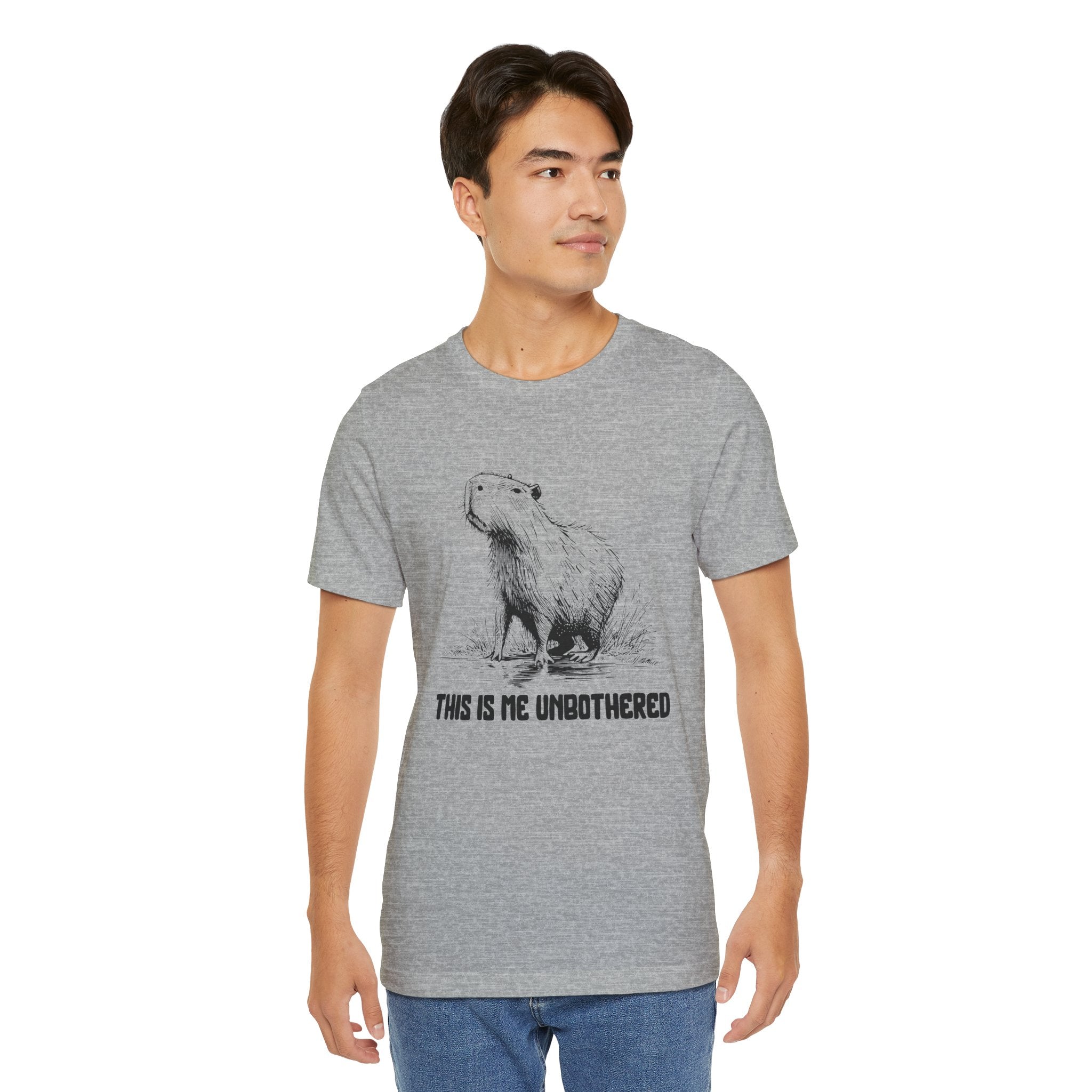 This Is Me Unbothered T-Shirt | Funny Chill Graphic Softstyle Unisex Tee