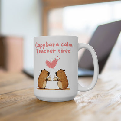 Capybara ceramic mug design - view 7