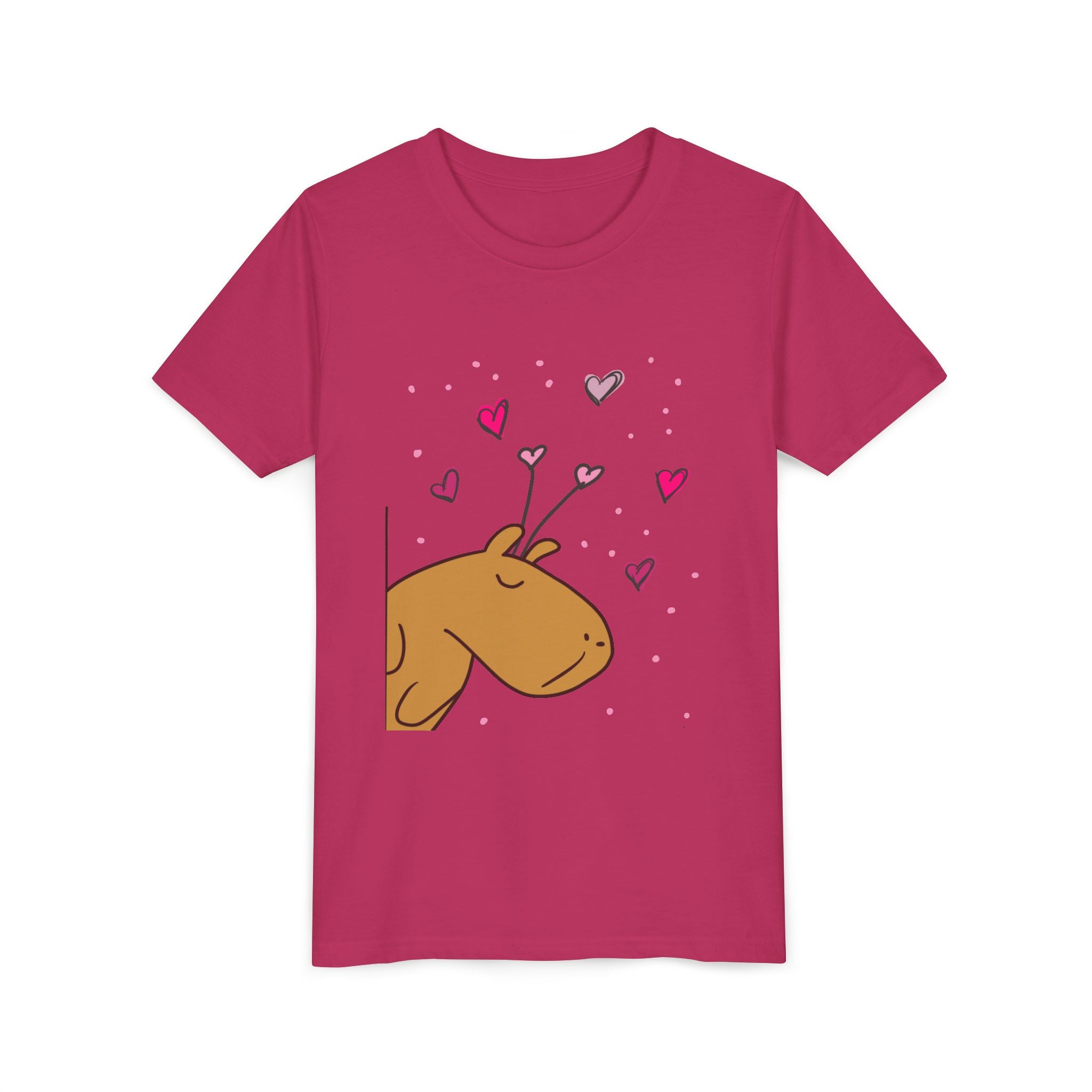Capybara Valentine t-shirt design - view 10