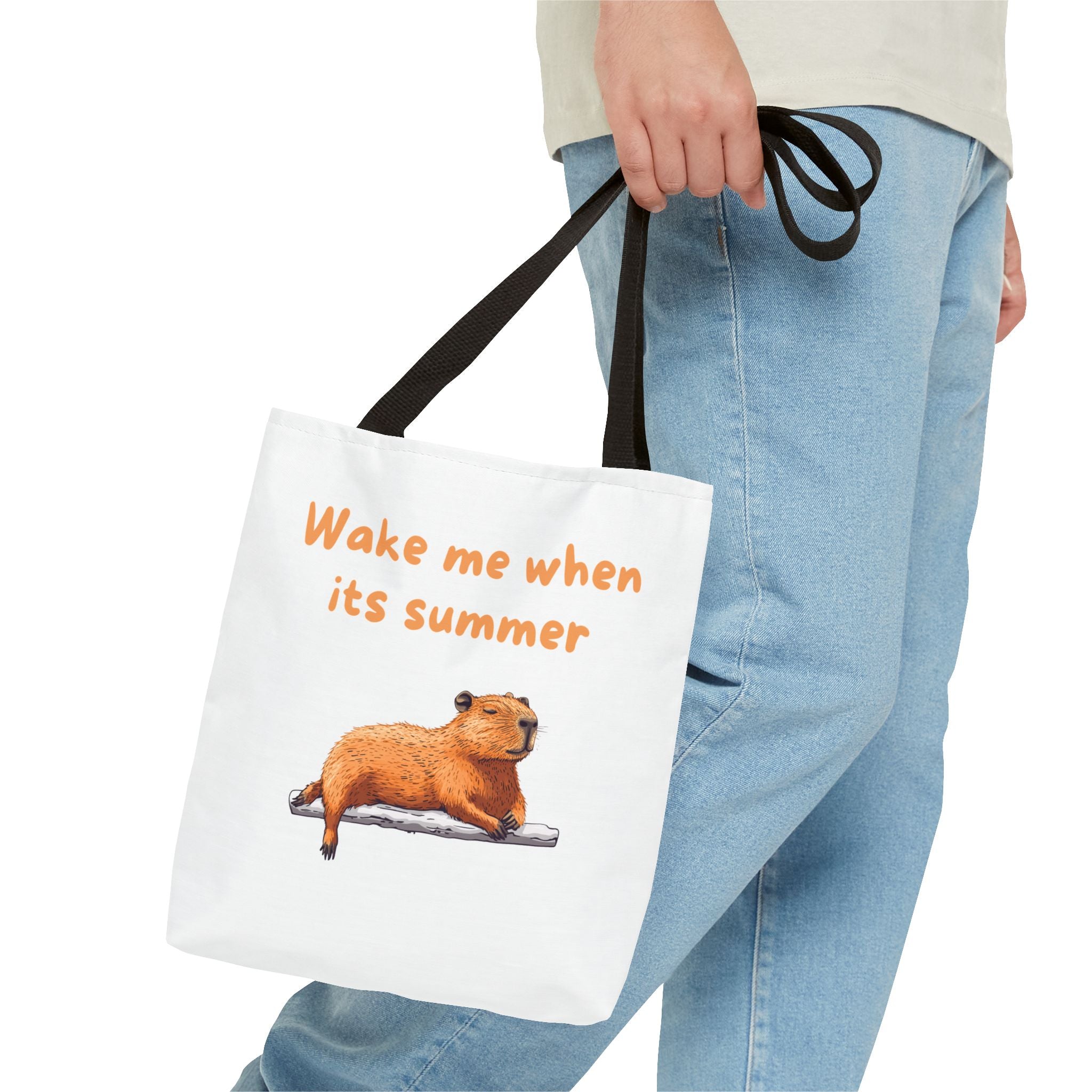 Wake Me When It's Summer Capybara - Tote Bag