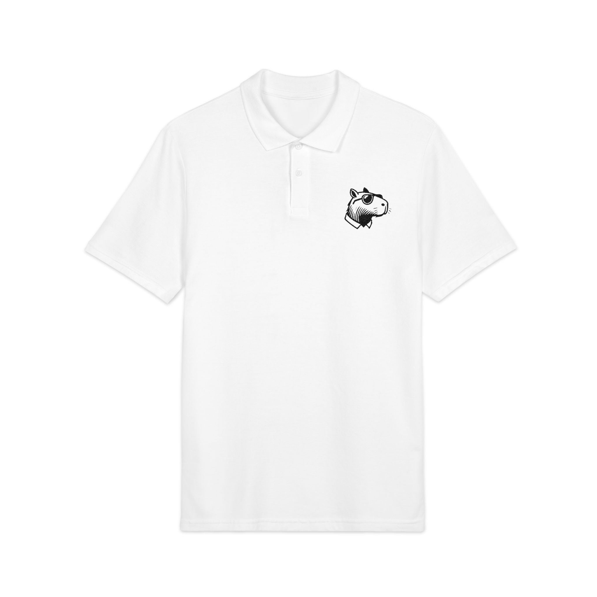 Embroidered Chill Capybara Golf Shirt, Hazard Hero Golf Gift, Golfing Apparel, Funny Golfer | Golf Lover Gift, Golf Tournament Outfit