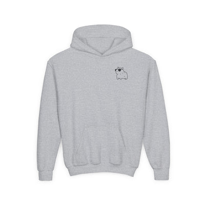 Kawaii Style No Cap, Just Capybara Kids Hoodie