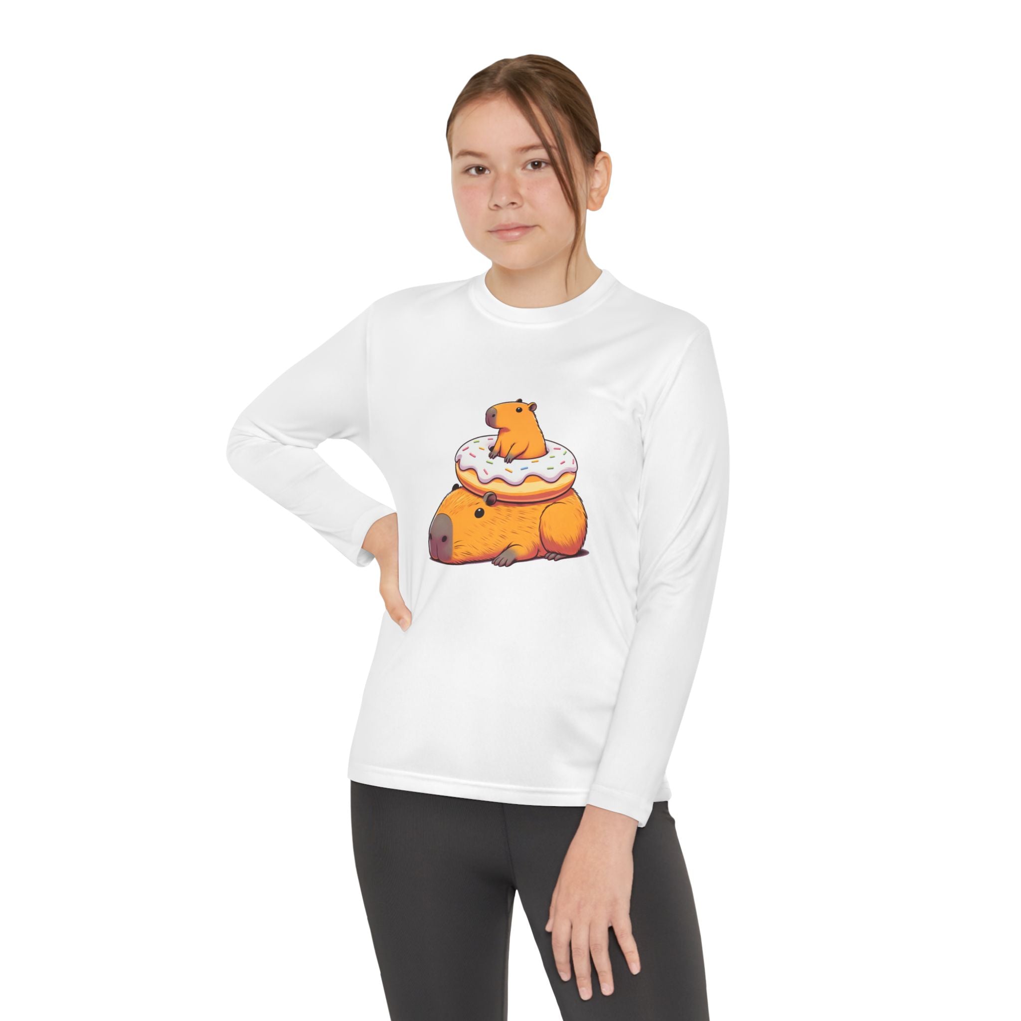 Capybara Bliss - Youth Unisex Long Sleeve Tee