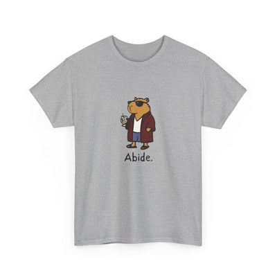 "Abide" Capybara Dude Heavy Tee