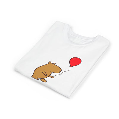 Funny Kids T-Shirt – “Up to Something” Capybara Shirt