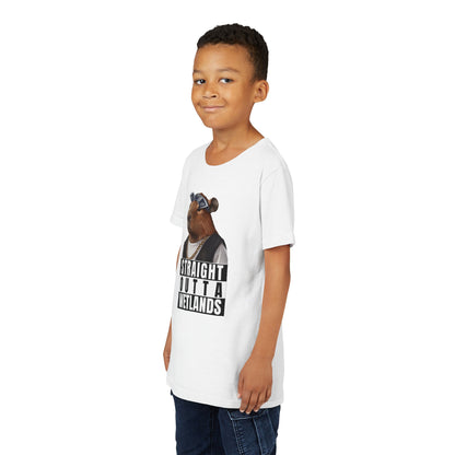 Straight Outta Wetlands II, Capybara Unisex Youth Tee