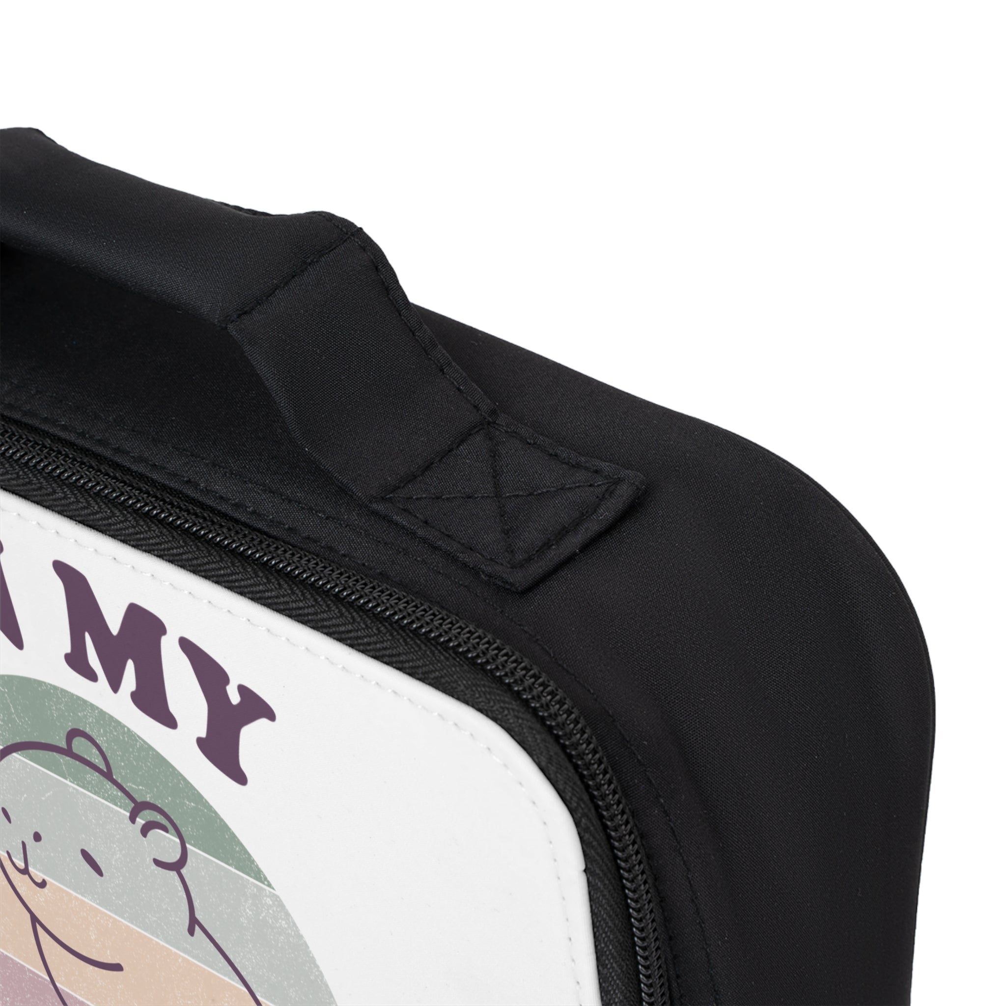 Personalized Kids Lunchbox – In My Unbothered Era Capybara Design – Custom Name Option – Kawaii Sunset Lunch Bag for Swiftie Kids