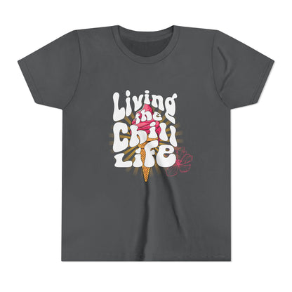 Living the Chill Life Ice Cream - Unisex Youth Tee