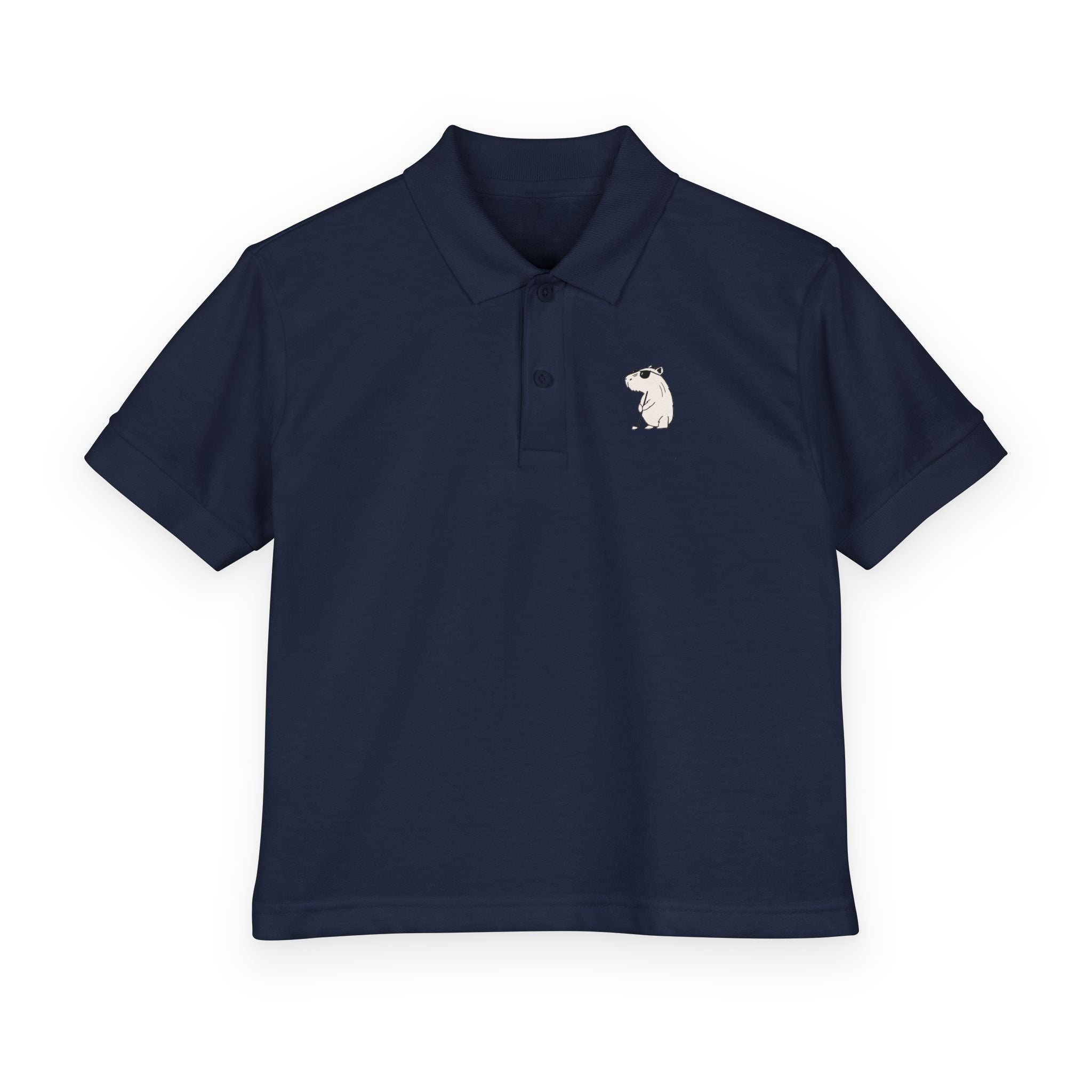 Capybara Chill Kids Golf Polo Shirt