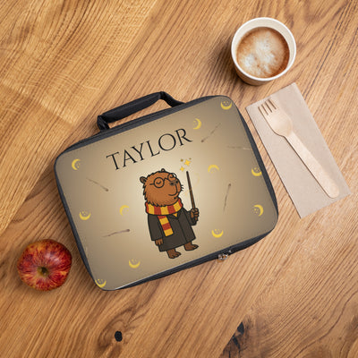 Personalized Hairy Potter Lunchbox – Harry Potter Inspired Lunch Bag for Kids |  - detail view