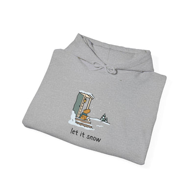 Let it Snow Cozy Capybara Hoodie