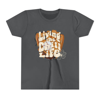 Living the Chill Life Baseball/Softball Glove - Unisex Youth Tee