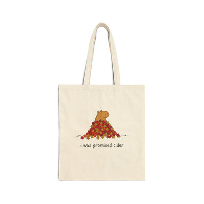 I Was Promised Cider - Capybara Tote Bag