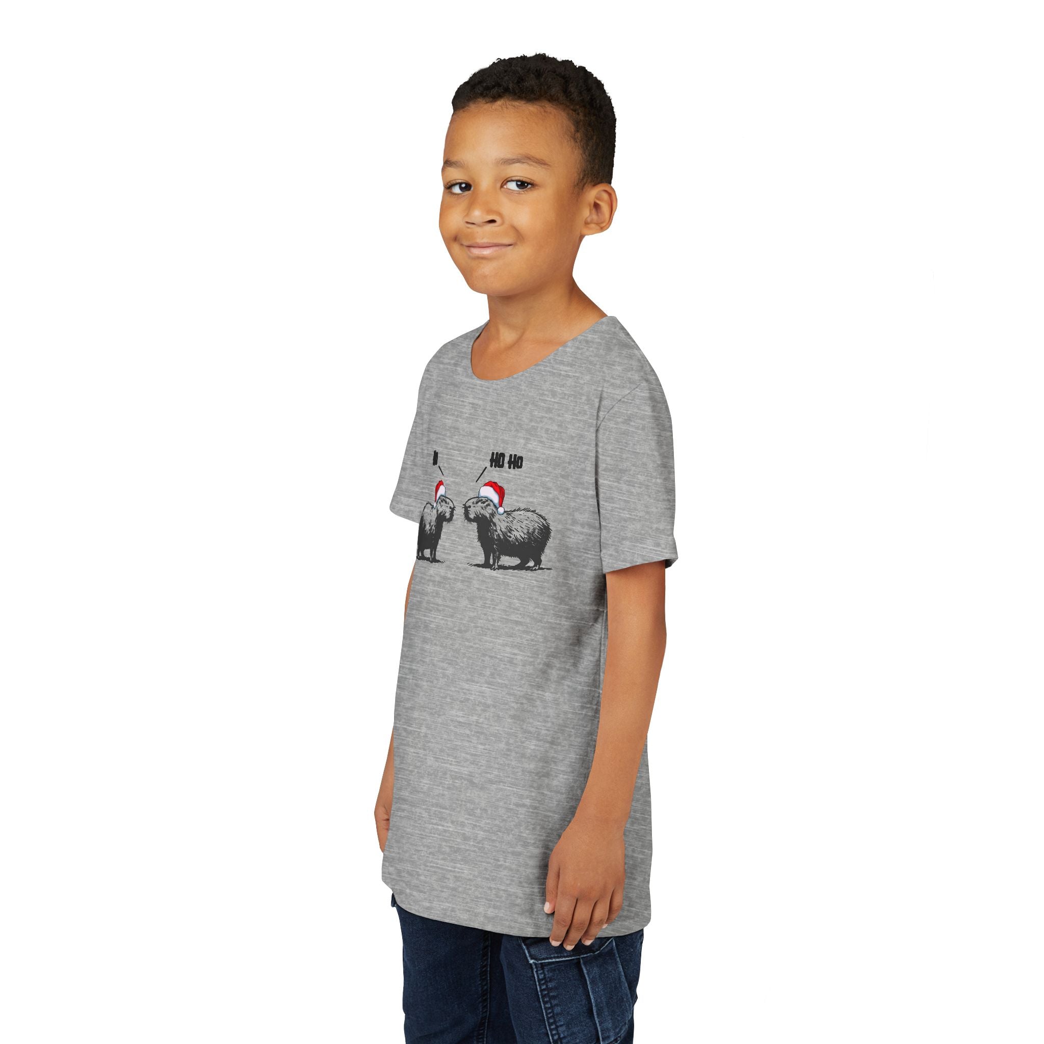 Ho Ho Ho Capybara Kids T-Shirt – The Cutest Kind of Unbothered