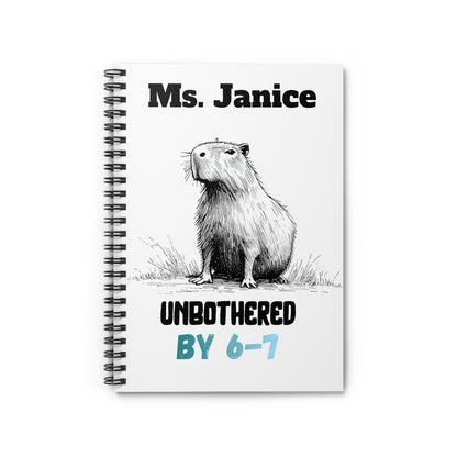 6–7 Meme Unbothered Parent Notebook | Personalized Gift for Teachers & Parents of School Kids