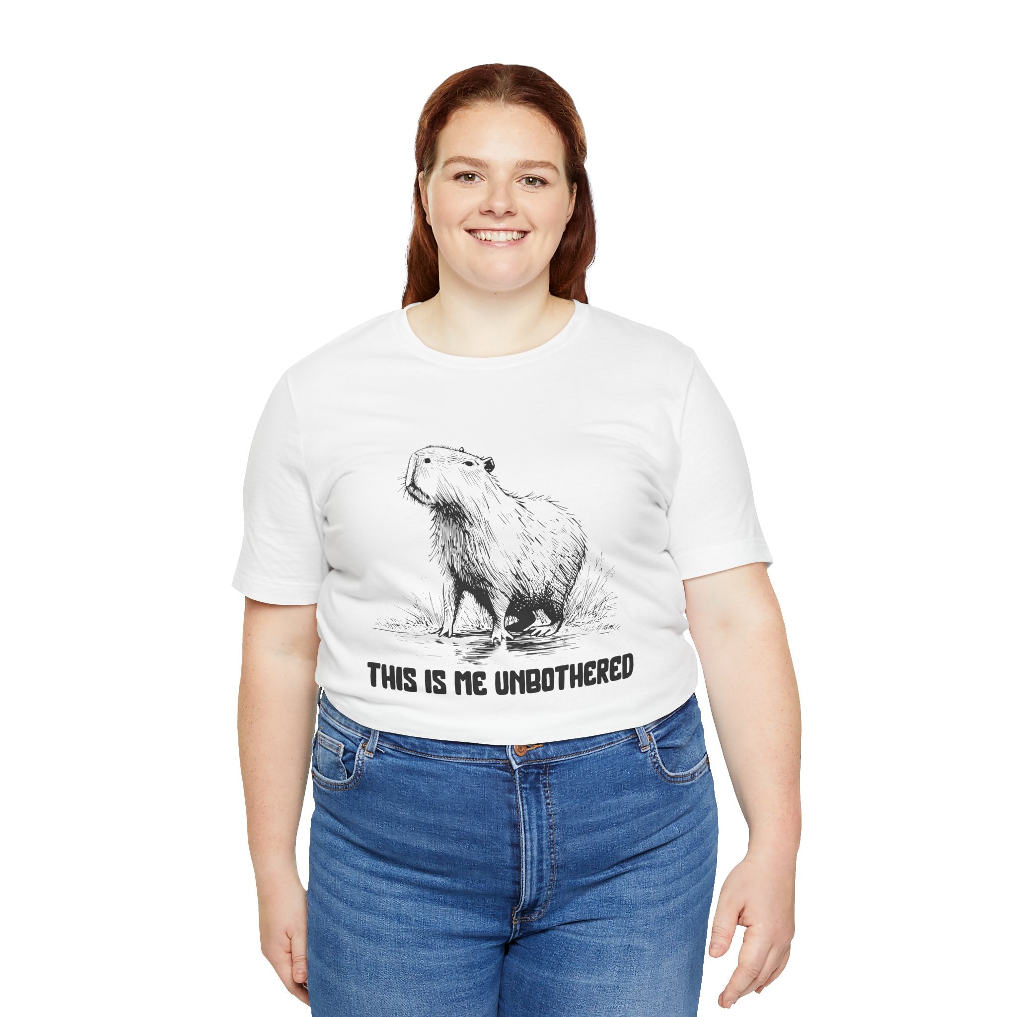 This Is Me Unbothered T-Shirt | Funny Chill Graphic Softstyle Unisex Tee