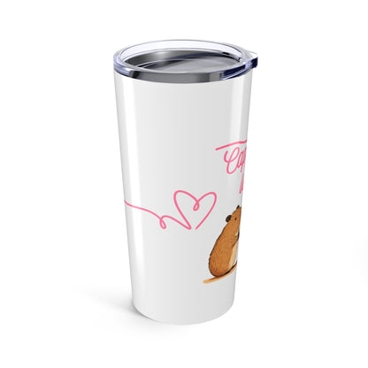 Capybara Coffee Lover 20oz Tumbler - Perfect Gift for Animal Lovers and Coffee Enthusiasts