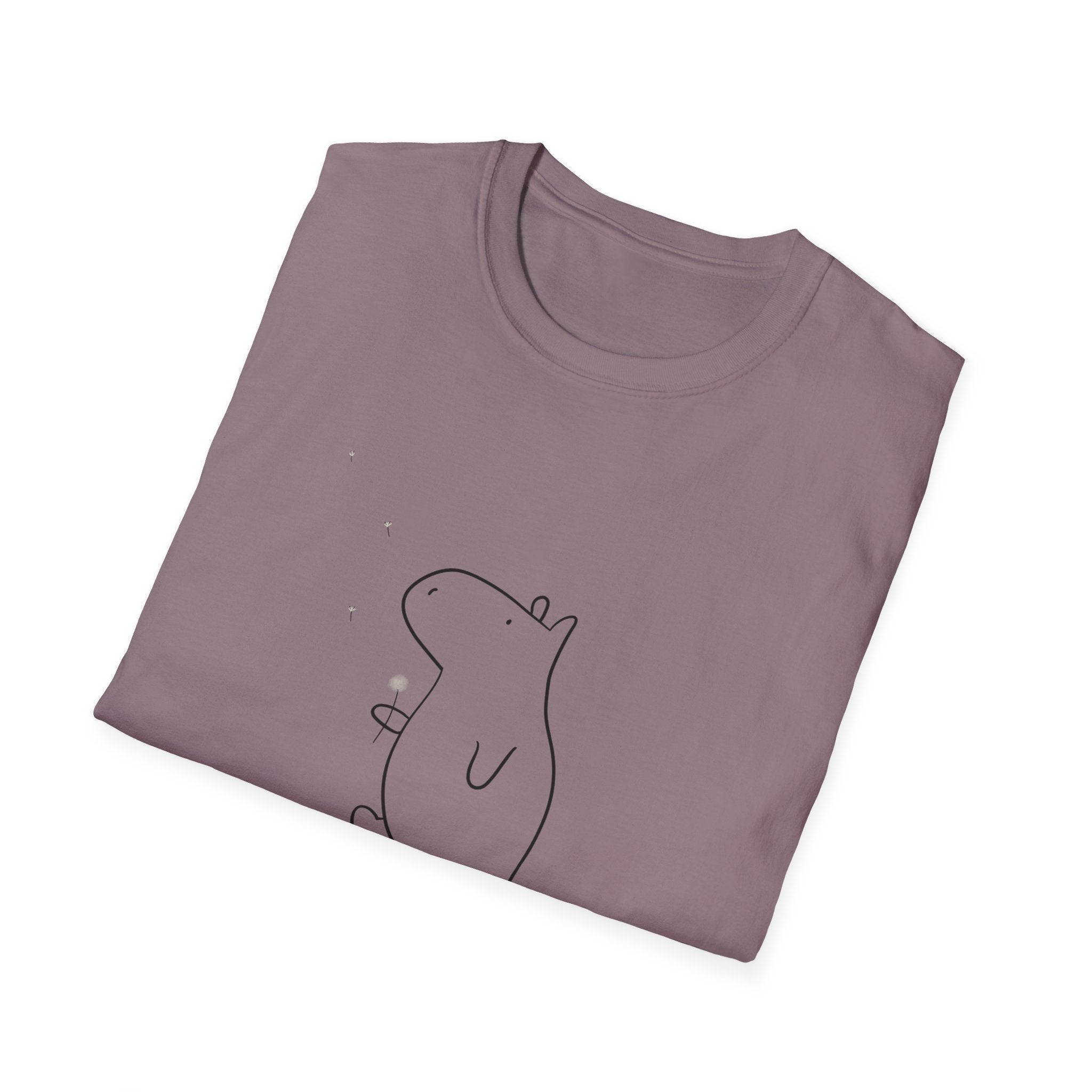 Funny Minimalist Tee - Always. Be. Lollygaggin’. Capybara Shirt