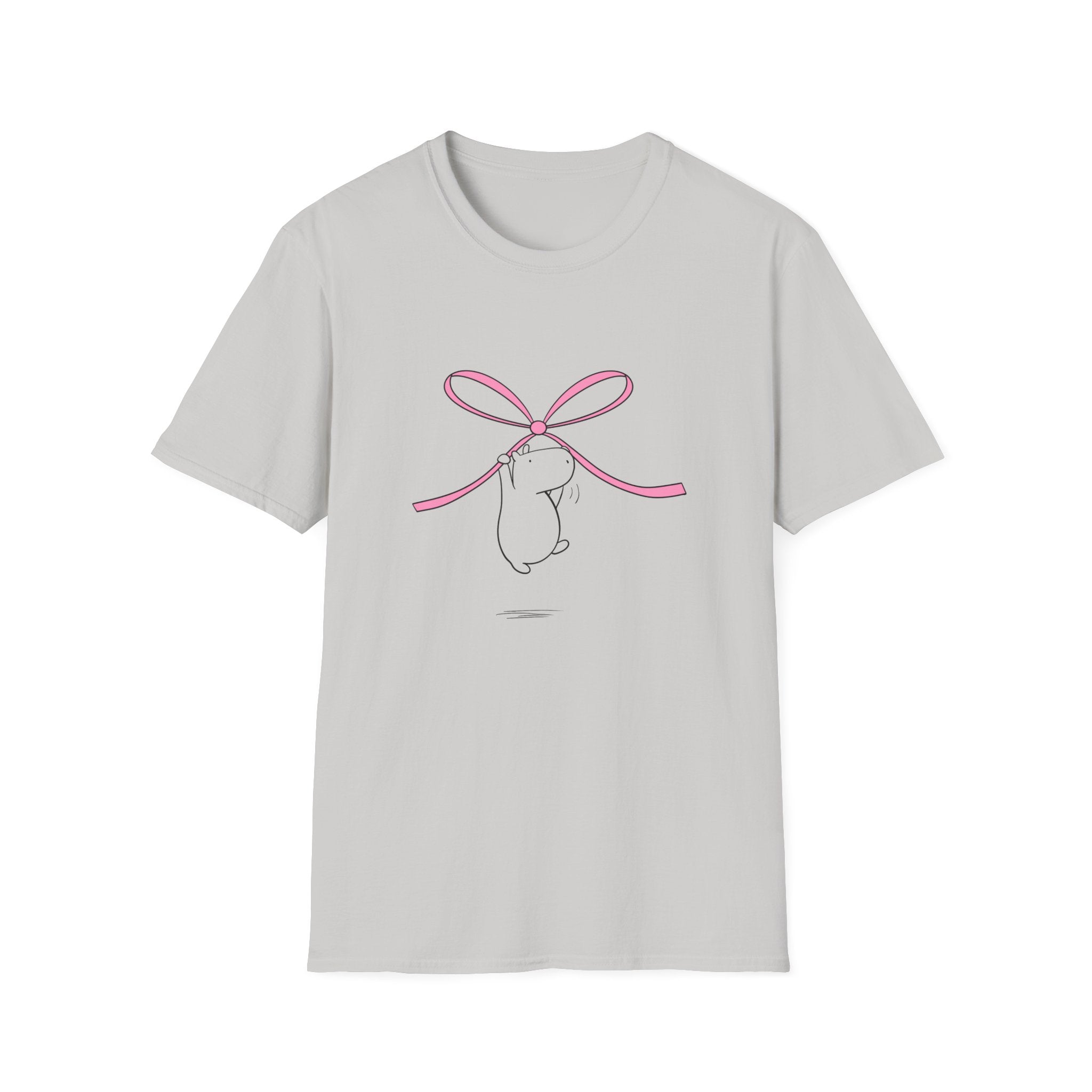 Coquette Bow Shirt – Cute Pink Bow Capybara Aesthetic Tee