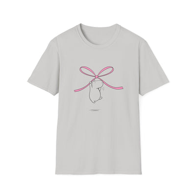 Coquette Bow Shirt – Cute Pink Bow Capybara Aesthetic Tee