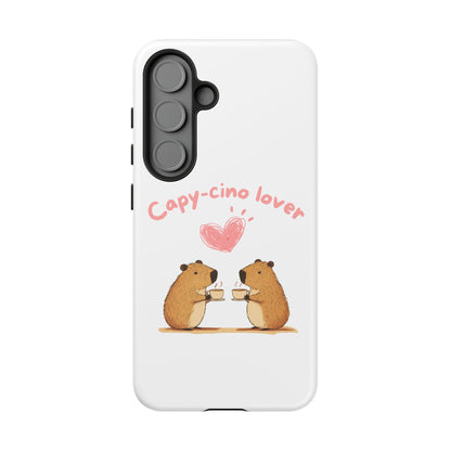 Cute Capybara Phone Case  (Capy-cino Lover Series)