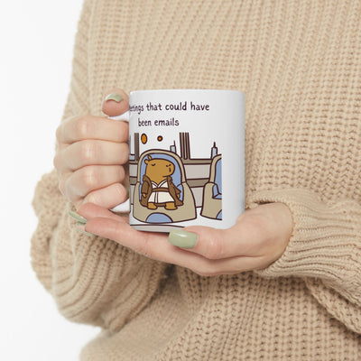 Meetings That Could Have Been Emails Capybara Mug