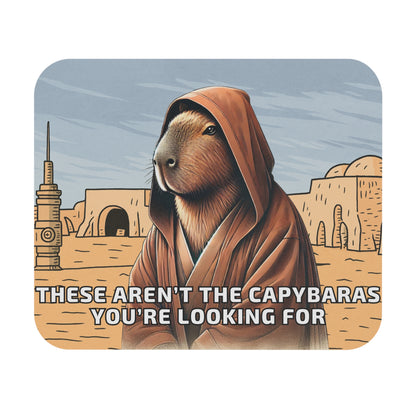 Star Wars Mouse Pad - 'These Aren't the Capybaras You're Looking For'