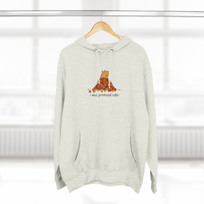 I Was Promised Cider Capybara Fleece Hoodie