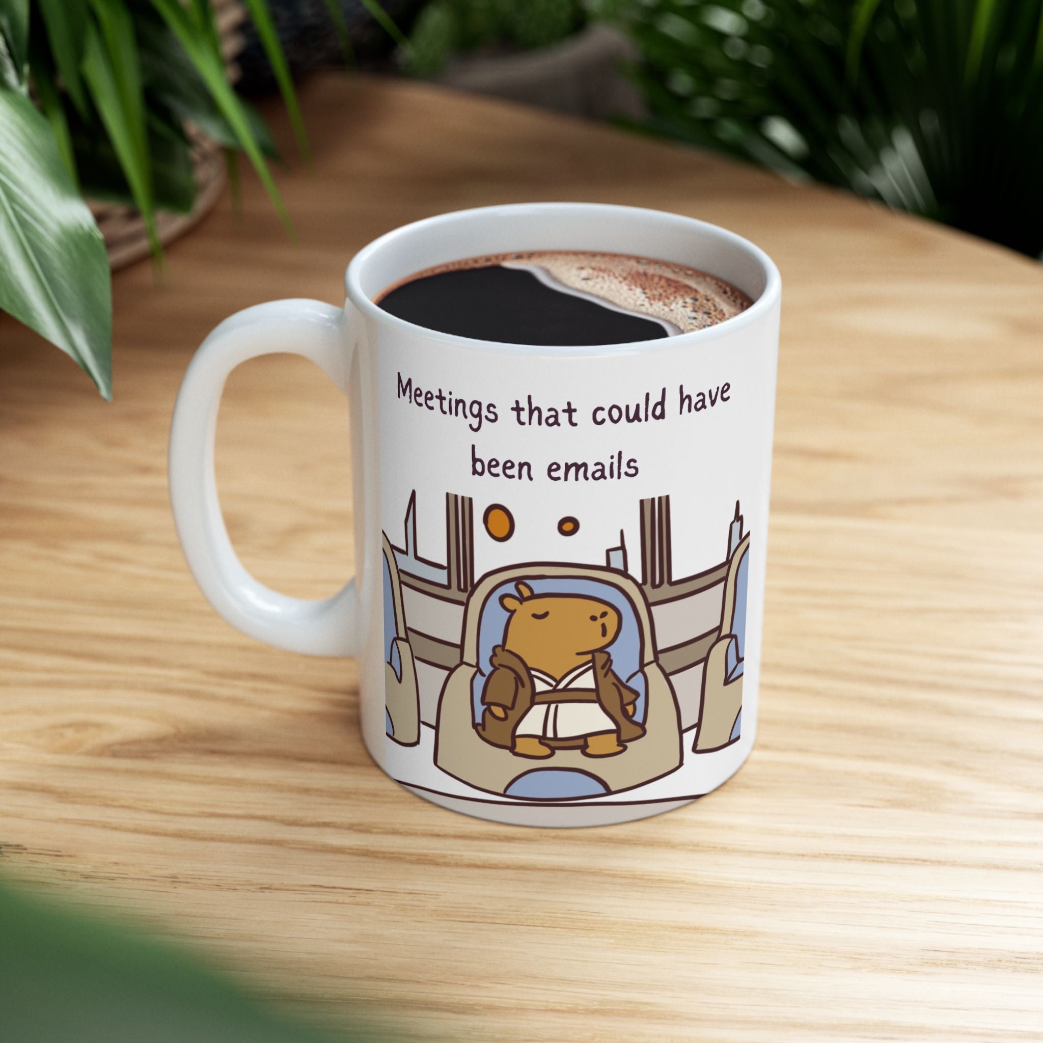 Meetings That Could Have Been Emails Capybara Mug