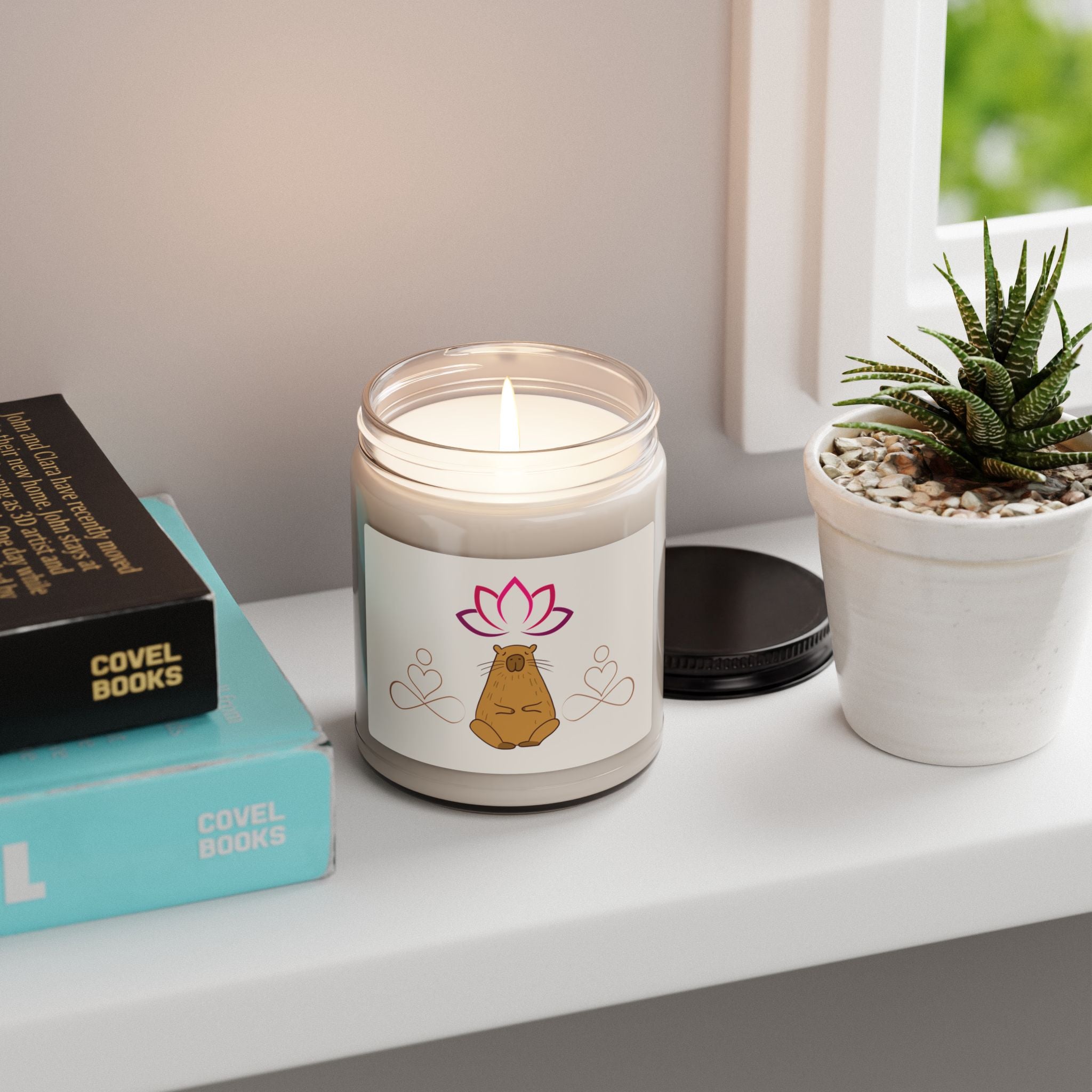 Capybara Candle – Calm Capybara Meditation Scented Candle
