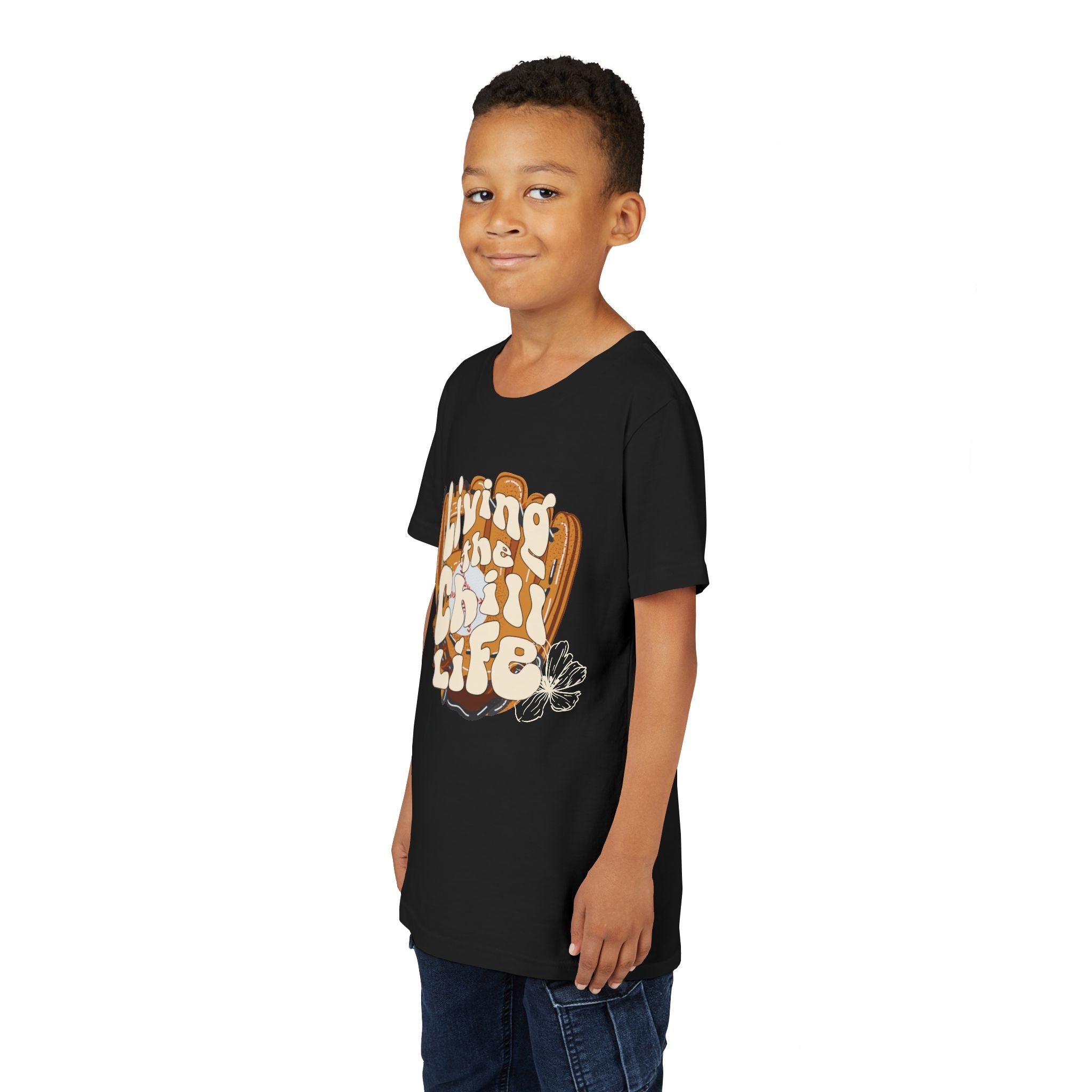 Living the Chill Life Baseball/Softball Glove - Unisex Youth Tee