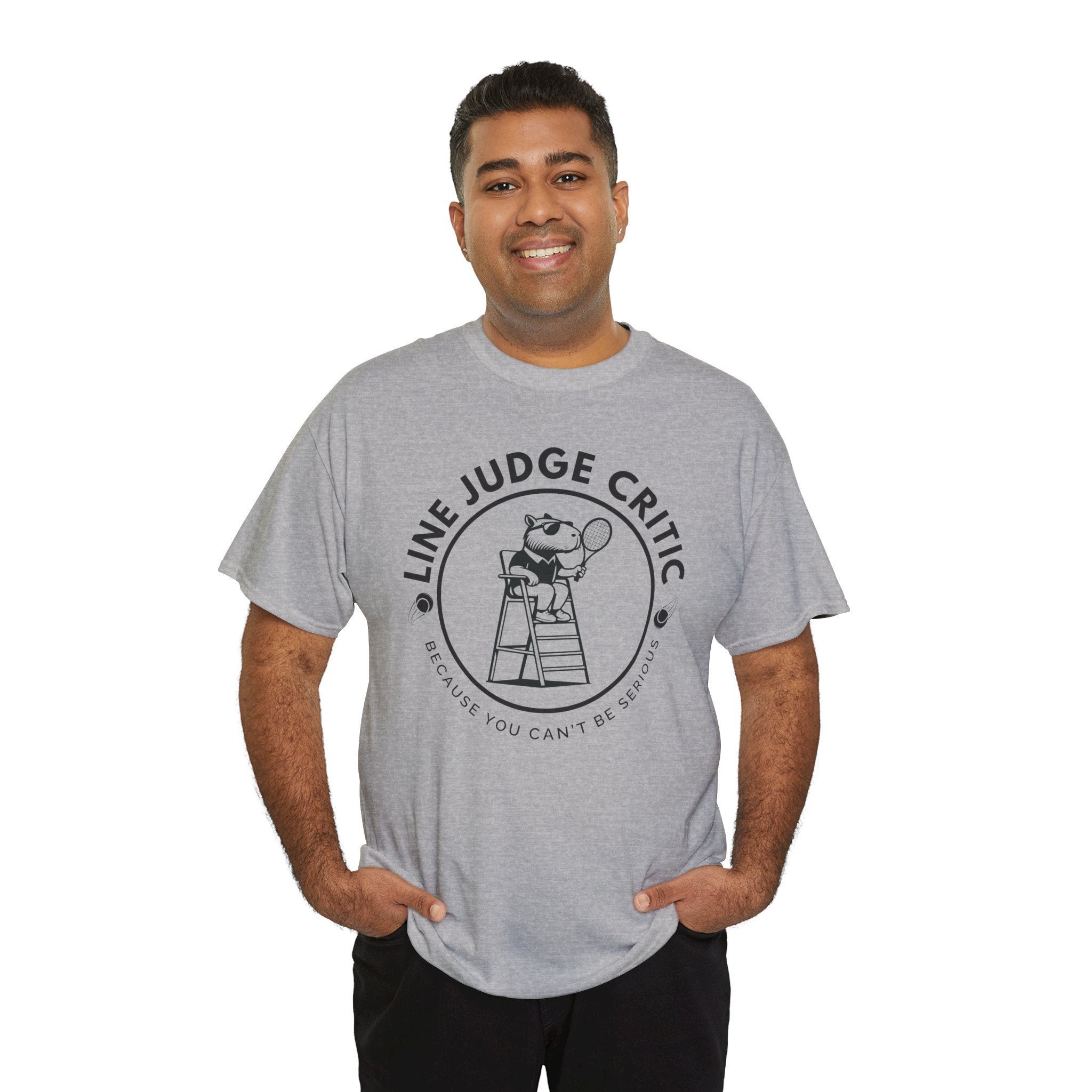 T-Shirt: Country Club Parody with Capybara Line Judge Critic Design
