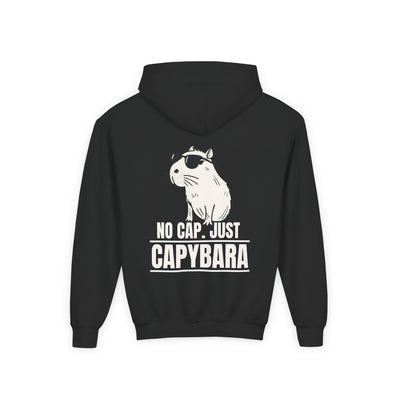 "No Cap.  Just Capybara" Kids Hoodie