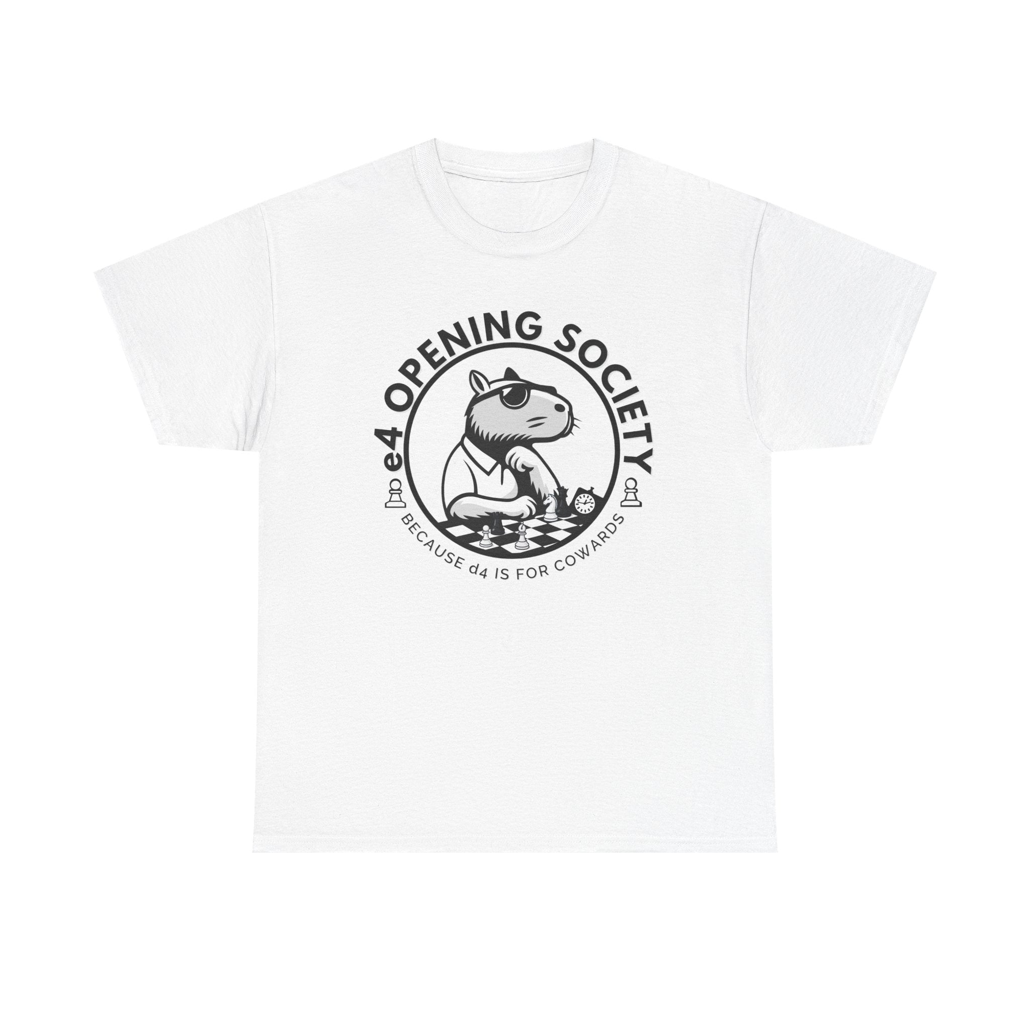 Capybara E4 Opening Society Shirt Vector Style Unisex Tee