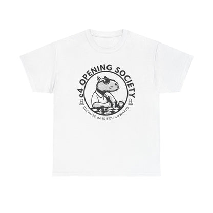 Capybara E4 Opening Society Shirt Vector Style Unisex Tee