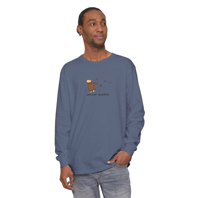 Sweater Weather Capybara Long Sleeve Tee