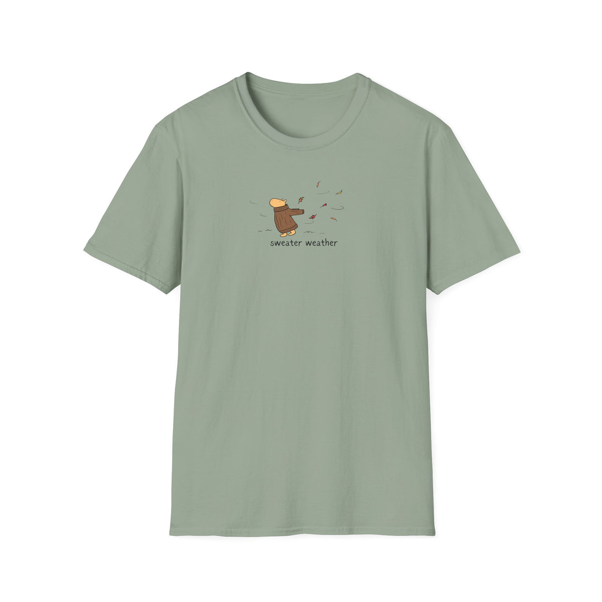 Sweater Weather Capybara Softstyle Adult T-Shirt