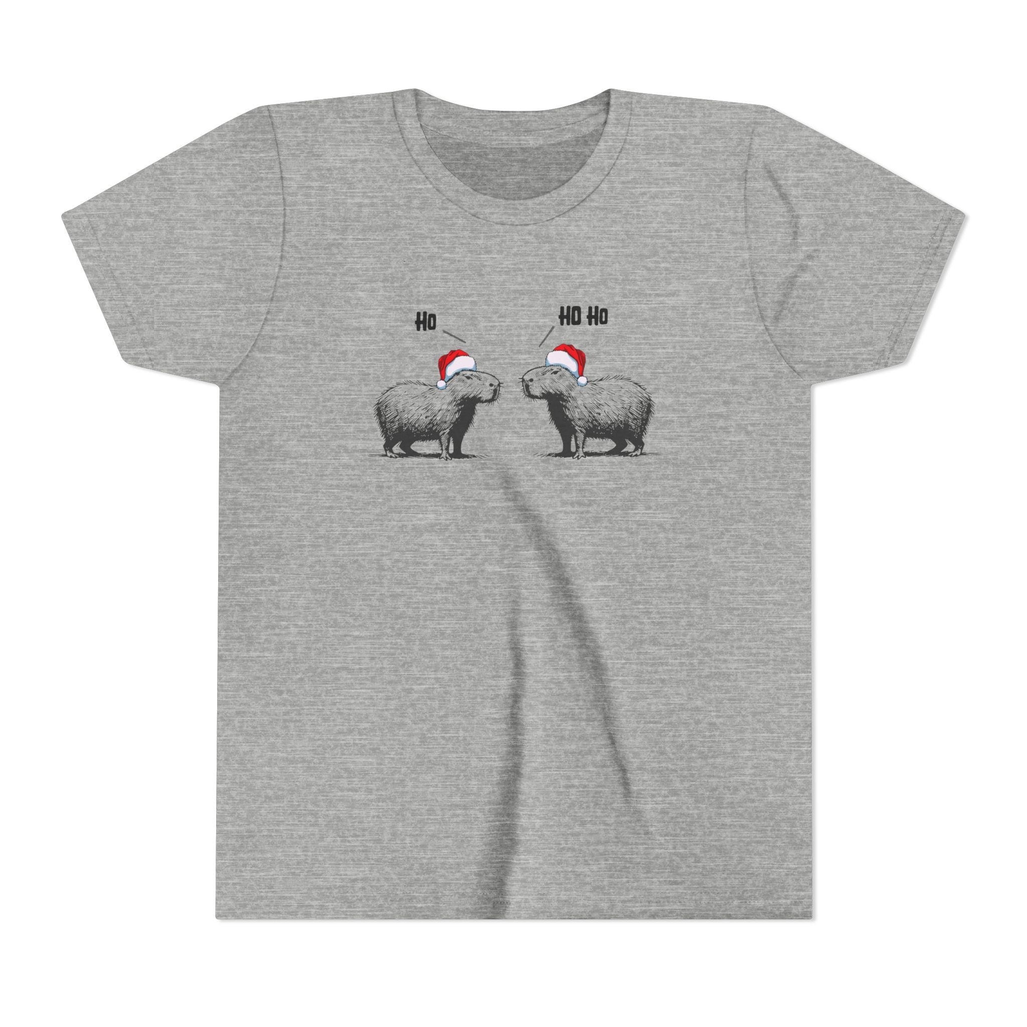 Ho Ho Ho Capybara Kids T-Shirt – The Cutest Kind of Unbothered