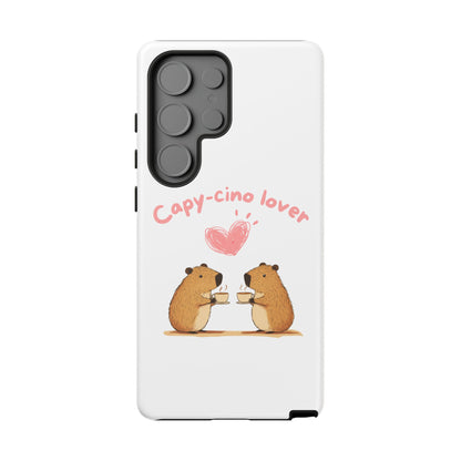 Cute Capybara Phone Case  (Capy-cino Lover Series)