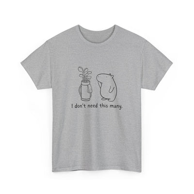 I Don't Need This Many – Funny Capybara Golf Heavy Tee