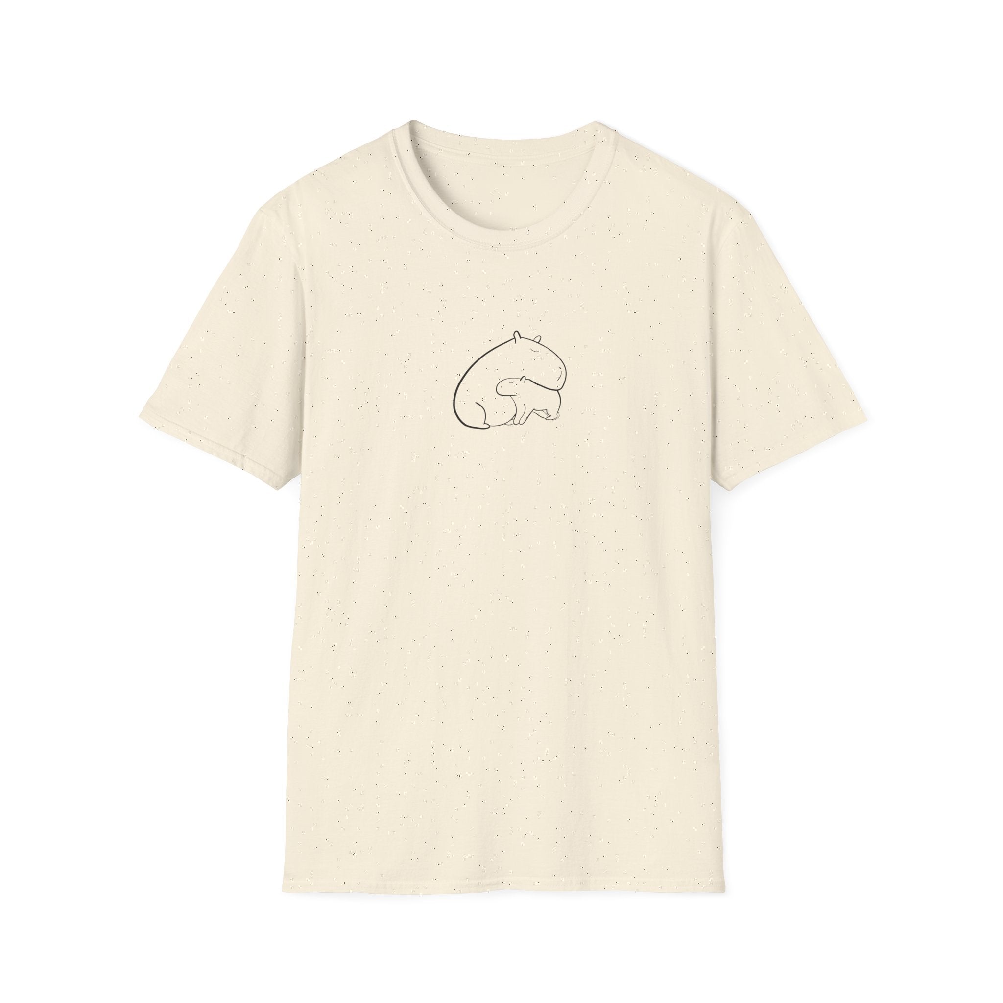 Minimalist Capybara Shirt – Capybara Cuddles Everyday Tee