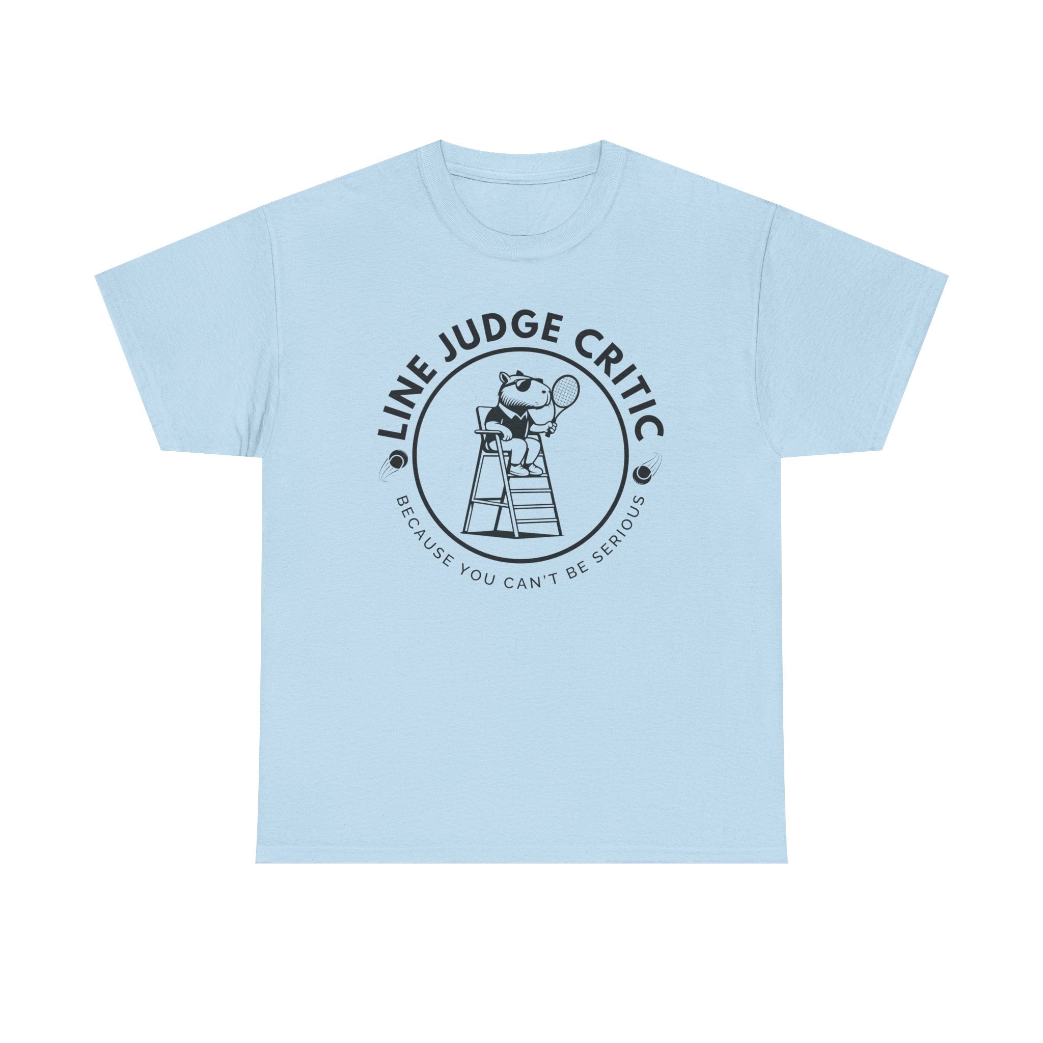 T-Shirt: Country Club Parody with Capybara Line Judge Critic Design