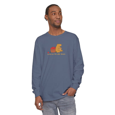 Cider Donuts Capybara Long Sleeve Tee